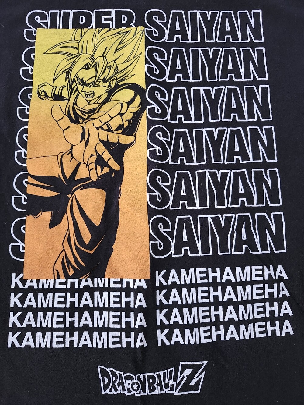 Black Dragon Ball Z Graphic Tee - Super Saiyan Kamehameha
